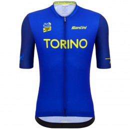 Bekleidung Herren Jersey Santini Tour de France 2024-Turin