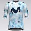Bekleidung Herren Team Movistar 2024 Infinity La Vuelta trikot Bekleidung Herren Team Movistar 2024 Infinity La Vuelta trikot