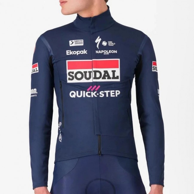 Bekleidung Herren Castelli Soudal Quick-Step 2025 Perfetto RoS 2 jacke Bekleidung Herren Castelli Soudal Quick-Step 2025 Perfetto RoS 2 jacke