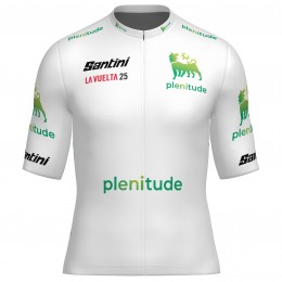 Bekleidung Herren Santini Weiss Vuelta Espana 2025 trikot