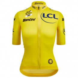 Bekleidung Damen Gelbes Trikot frau Tour de France 2025 Fan Line