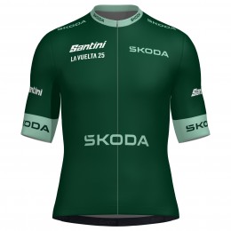 Bekleidung Herren Santini Vuelta Espana 2025 grun trikot