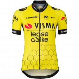 Bekleidung Damen Team Visma Lease a bike 2025 frau trikot
