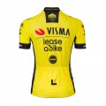 Bekleidung Damen Team Visma Lease a bike 2025 frau trikot