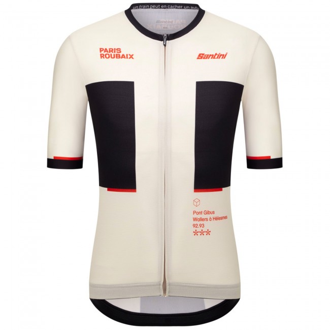 Bekleidung Herren Jersey Santini Paris Roubaix 2025 Bekleidung Herren Jersey Santini Paris Roubaix 2025