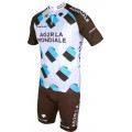 AG2R LA MONDIALE 2015 Kurzarmtrikot(kurzer Reißverschluss)