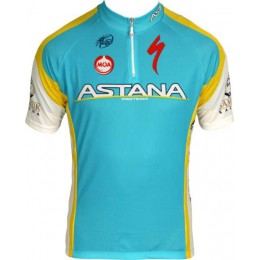 ASTANA 2012-Kurzarmtrikot mit kurzem Reißverschluss