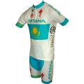 ASTANA kasachischer Meister 2011-Kurzarmtrikot mit kurzem Reißverschluss