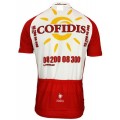 Cofidis 2009 Kurzarmtrikot mit kurzem Reißverschluss