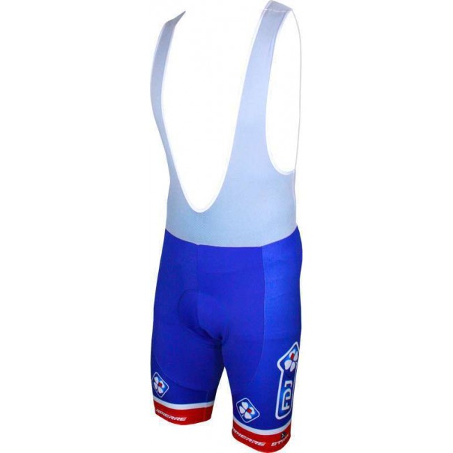 FRANCAISE DES JEUX(FDJ) 2016 Trägerhose blau-B'TWIN FRANCAISE DES JEUX(FDJ) 2016 Trägerhose blau-B'TWIN