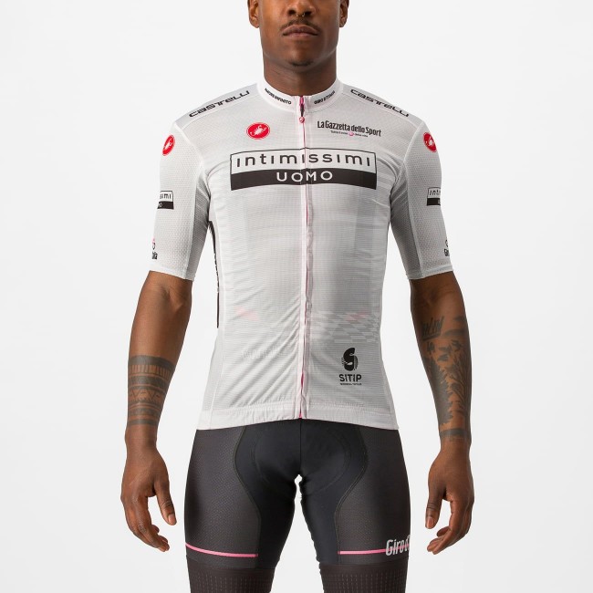 Giro d'Italia 2023 MAGLIA BIANCO Set(Radtrikot+Trägerhose) Giro d'Italia 2023 MAGLIA BIANCO Set(Radtrikot+Trägerhose)
