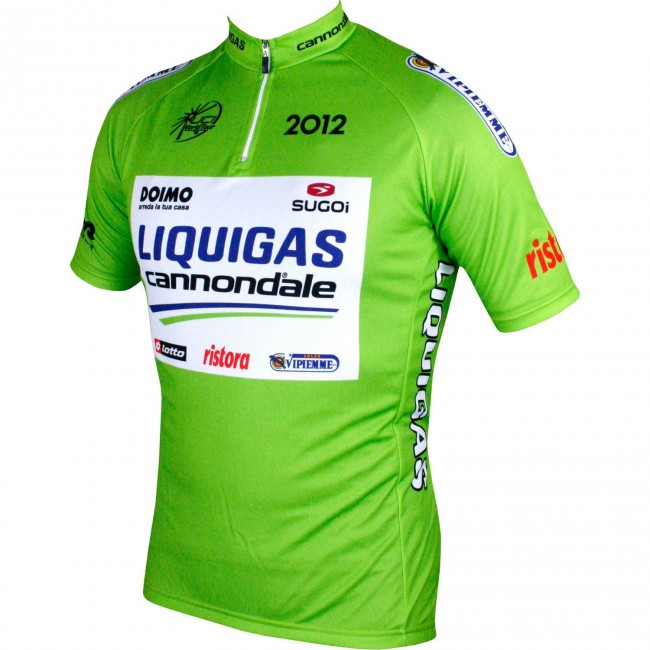 LIQUIGAS CANNONDALE Tour Edition 2012 Radtrikot kurzarm(kurzer RV) LIQUIGAS CANNONDALE Tour Edition 2012 Radtrikot kurzarm(kurzer RV)