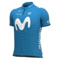 MOVISTAR 2021 Radtrikot kurzarm(langer RV)-ALE
