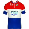 OMEGA PHARMA-QUICKSTEP Holländischer Meister 2013-Kurzarmtrikot mit kurzem Reißverschluss