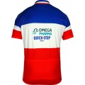 OMEGA PHARMA-QUICKSTEP Französischer Zeitfahrmeister 2013-Kurzarmtrikot mit kurzem Reißverschluss