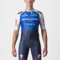 Quick Step-Alpha Vinyl 2022 Aero Race 6.1 Radtrikot kurzarm(langer RV)