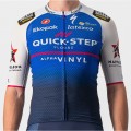Quick Step-Alpha Vinyl 2022 CLIMBER'S 3.1 Radtrikot kurzarm(langer RV)
