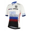 SLOWAKEI 2019 Kurzarmtrikot(langer Reißverschluss)-Radsport-National-Team