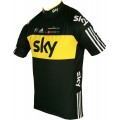 SKY Tour-Sieger Trikot PRO CYCLING Kurzarmtrikot mit kurzem Reißverschluss