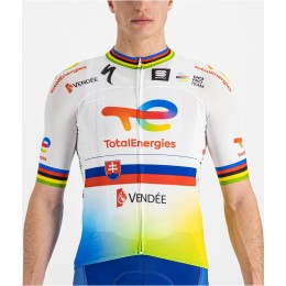 Team TotalEnergies slowakischer Meister Sagan edition 2022 Radtrikot kurzarm