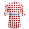 Tour de France 2023 gepunktetes Trikot(maillot pois,Bergtrikot) Radtrikot kurzarm