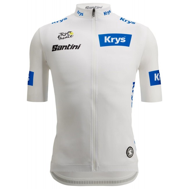 Tour de France 2023 weißes Trikot(maillot blanc,bester Jungprofi) Radtrikot kurzarm Tour de France 2023 weißes Trikot(maillot blanc,bester Jungprofi) Radtrikot kurzarm