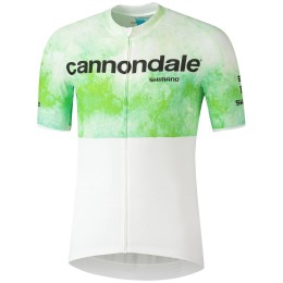 Cannondale FACTORY RACING 2022 Radtrikot kurzarm weiß(langer RV)