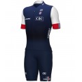 Frankreich 2023 Set(Radtrikot langer RV+Trägerhose)-ALE