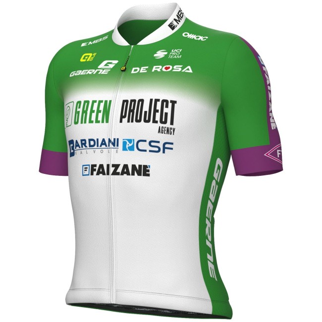 Green Project-Bardiani Csf-Faizane' 2023 Radtrikot kurzarm(langer RV)-ALE Green Project-Bardiani Csf-Faizane' 2023 Radtrikot kurzarm(langer RV)-ALE