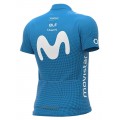 MOVISTAR 2021 Radtrikot kurzarm(langer RV)-ALE