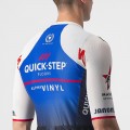 Quick Step-Alpha Vinyl 2022 CLIMBER'S 3.1 Radtrikot kurzarm(langer RV)