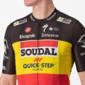 Soudal Quick-Step belgischer Meister 2023 Competizione Radtrikot kurzarm