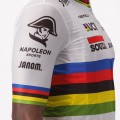Soudal Quick-Step Straßenrad Weltmeister Regenbogentrikot 2023 Competizione Radtrikot kurzarm
