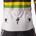 Soudal Quick-Step Straßenrad Weltmeister Regenbogentrikot 2023 Competizione Radtrikot kurzarm