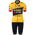TEAM JUMBO-VISMA 2023 Radtrikot Damen kurzarm TEAM JUMBO-VISMA 2023 Radtrikot Damen kurzarm