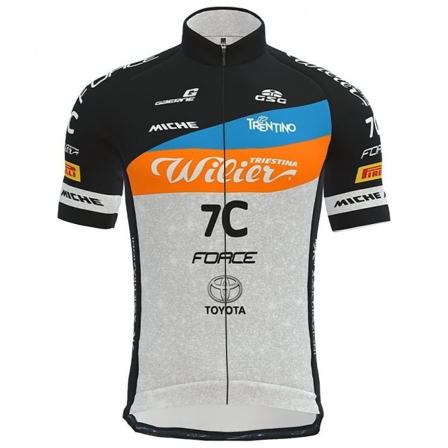 Wilier Force 7C MTB Team 2022 Radtrikot kurzarm(langer Reißverschluss)-Radsport-Team Wilier Force 7C MTB Team 2022 Radtrikot kurzarm(langer Reißverschluss)-Radsport-Team